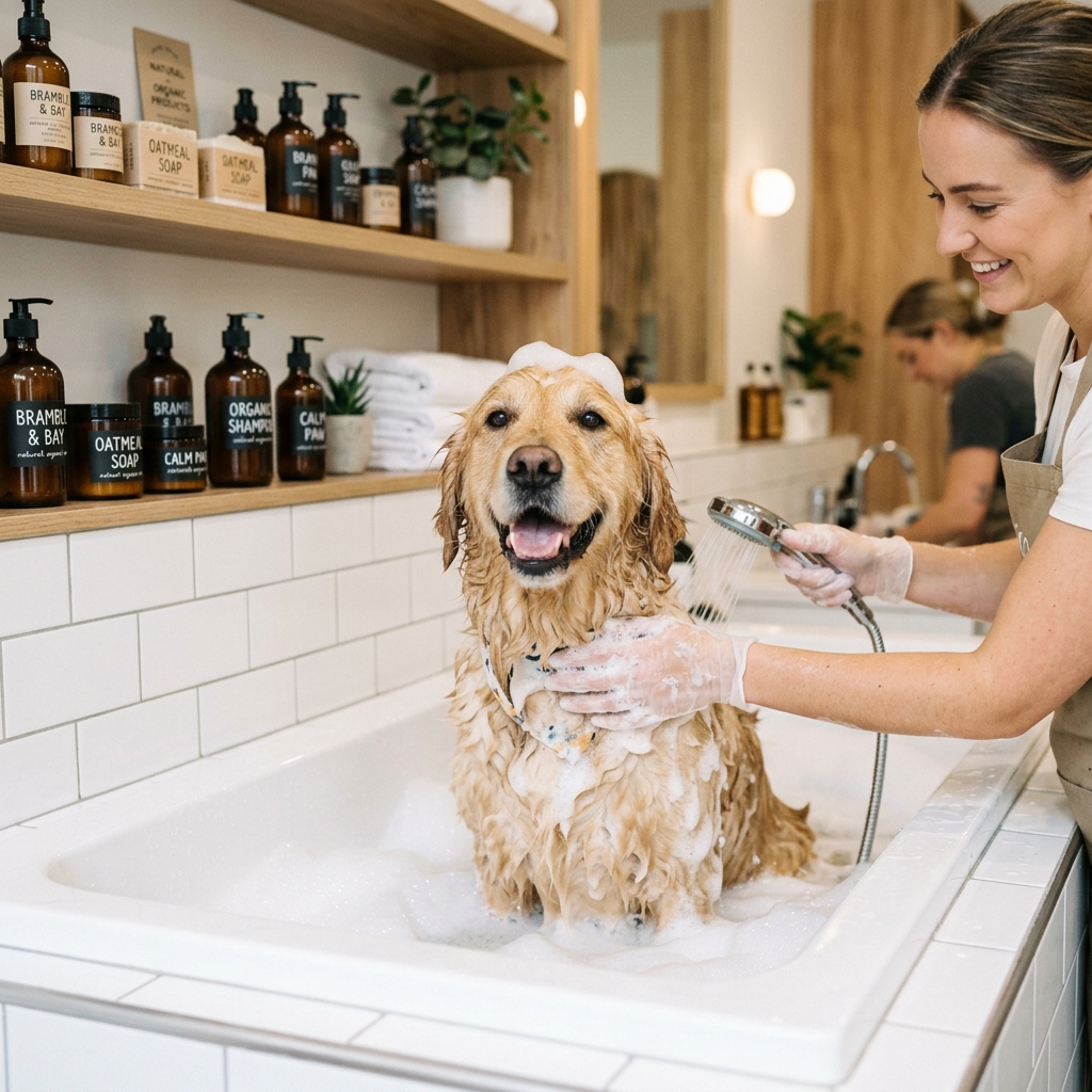 Estética canina y spa de grooming libre de estrés en Francisco de Montejo, Mérida